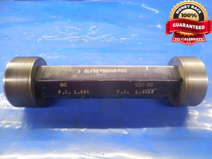 1 21/32 32 UNS 2B THREAD PLUG GAGE 1.65625 GO NO GO P.D.'S 1.6360 & 1.6413 UN-2B