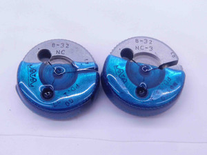 8 32 NC 3 THREAD RING GAGES #8 .164 .1640 GO NO GO P.D.'S = .1437 & .1418 UNC-3 - CH2369BU