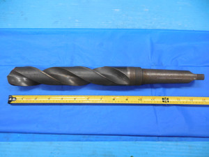 USA 1 35/64 diameter Morse #4 taper shank drill bit HSS sharp 1-35/64 1.5468 MT 4