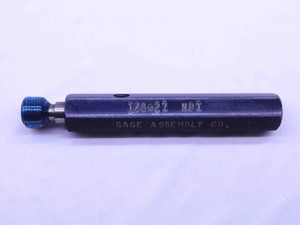 1/8 27 NPT L1 PIPE THREAD PLUG GAGE .125 .1250 N.P.T. NATIONAL TAPER INSPECTION - 1827NPTL1P1