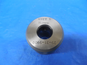 HEMCO SMOOTH PLAIN BORE RING GAGE .5625 I.D. ? 9/16