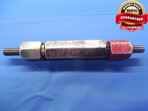 0.251 32 NS 2B THREAD PLUG GAGE .251 GO NO GO P.D.'S = .2307 & .2345 .2510-32