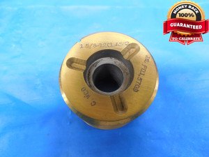 1 5/8 12 NF 2 TiN COATED THREAD PLUG GAGE 1.625 GO ONLY P.D. = 1.5709 2B 3B UNF