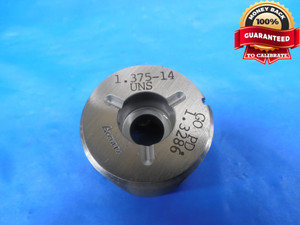 1 3/8 14 UNS THREAD PLUG GAGE 1.375 GO ONLY P.D. = 1.3286 NS 2B 3B 2 3 TOOL - CS6972BURL
