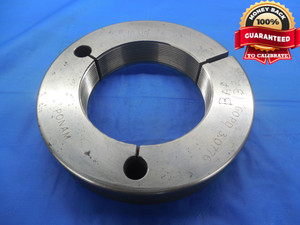 3 1/8 16 UN 2A SPECIAL BEFORE PLATE THREAD RING GAGE 3.125 GO ONLY = 3.0776 B/P