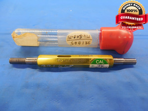 M4.5 X .75 6H METRIC THREAD PLUG GAGE 4.5 0.75 GO NO GO P.D.'S = 4.013 & 4.131