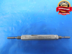 4 36 NS 2 THREAD PLUG GAGE #4 .112 GO NO GO P.D.'S = .0940 & .0965 INSPECTION