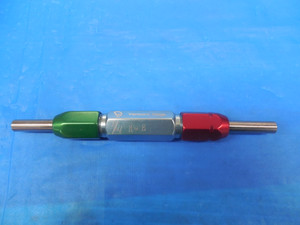 .2500 & .2500 PIN PLUG GAGE GO NO GO ONSIZE 1/4 6.350 mm QUALITY INSPECTION .25