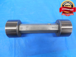 2 5/16 12 NS SET THREAD PLUG GAGE 2.3125 GO NO GO P.D.'S = 2.2584 & 2.2544 CHECK