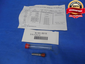 CERTIFIED 5/16 18 UNC 2B THREAD PLUG GAGE .3125 NO GO ONLY P.D.= .2817 TAPERLOCK