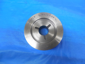 3.4430 CLASS XX PIN PLUG GAGE 3.4375+.0055 OVERSIZE 3 7/16 87.452 mm 3.443 CL-XX