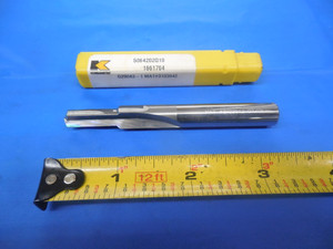 NEW KENNAMETAL .3940 DIA. CARBIDE STRAIGHT FLUTE DRILL & COUNTERSINK 1661764