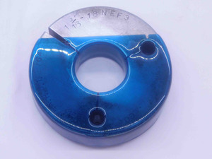 1 5/16 18 NEF 3 THREAD RING GAGE 1.3125 GO ONLY P.D. = 1.2764 UNEF-3 3A CHECK - DW0074FC
