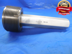 2 7/8 8 UN 2B LEFT HAND THREAD PLUG GAGE 2.875 GO ONLY P.D. = 2.7938 L.H. TOOL