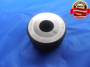 .6445 CLASS X CARBIDE PLAIN BORE RING GAGE .6563 -.0118 UNDERSIZE 21/32 16.370