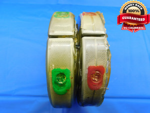3" 8 UN 2A THREAD RING GAGES 3.0 3.00 3.000 GO NO GO P.D.'S = 2.9162 & 2.9077 - JF3645YP
