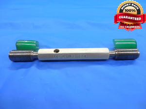 1/2 18 N 2 SET THREAD PLUG GAGE .5 .50 GO NO GO P.D.'S = .4639 & .4598 UN-2
