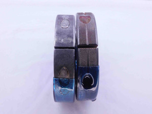 2 7/16 16 N 3 THREAD RING GAGES 2.4375 GO NO GO P.D.'S = 2.3969 & 2.3924 UN-3 - DW1154FC