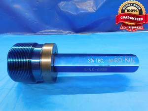 2 7/8 10 TBG API 5B PIPE THREAD PLUG GAGE 2.875 NUE NON UPSET TUBING 3/4 TPF