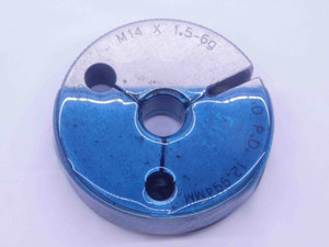 M14 X 1.5 6g METRIC THREAD RING GAGE 14 GO ONLY P.D. = 12.994 INSPECTION CHECK - DW1330FC