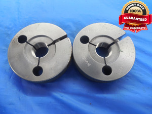 9/16 64 UNS 2A THREAD RING GAGES .5625 GO NO GO P.D.'S = .5516 & .5489 NS-2A