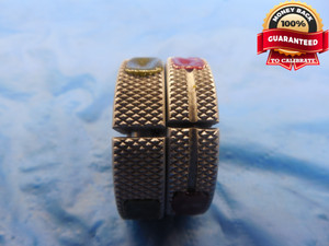 1/4 32 UNJEF 3A THREAD RING GAGES .25 GO NO GO P.D.'S = .2297 & .2273 AEROSPACE