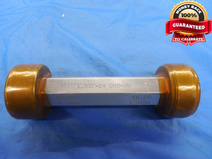 1.937 24 UNS 2B THREAD PLUG GAGE 1 15/16 GO NO GO P.D.'S = 1.9099 & 1.9159 NS-2B