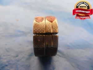 3 56 NF 3A THREAD RING GAGES #3 .099 GO NO GO P.D.'S = .0874 & .0858 UNF-3A