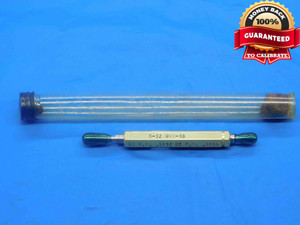 8 32 UNC 3B THREAD PLUG GAGE #8 .164 .1640 GO NO GO P.D.'S = .1437 & .1465 CHECK - DW1727RD