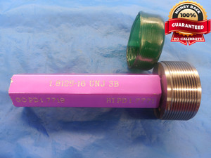 1 13/16 16 UNJ 3B THREAD PLUG GAGE 1.8125 NO GO ONLY P.D. = 1.7771 NJ-3B TOOL