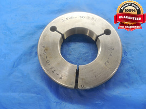 1.59 50 THREAD RING GAGE  1.590"-50 GO ONLY QUALITY INSPECTION TOOL