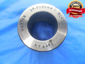 38.0150 CLASS XX MASTER PLAIN BORE RING GAGE 38.000 +.015 OVERSIZE 38 mm 1.4967