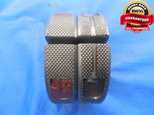 9/16 24 UNEF 2A PREPLATE THREAD RING GAGES .5625 GO NO GO P.D.'S = .5334 & .5295