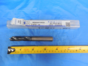NEW 27/64 DIA. SOLID CARBIDE SUMITOMO GS STYLE DRILL BIT MDW04219GS2 .4219 ACX70