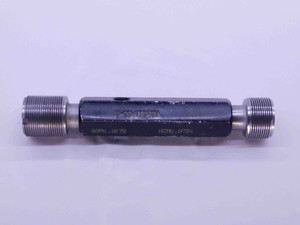 1" 20 UNEF 2B THREAD PLUG GAGE 1.0 1.00 1.000 GO NO GO P.D.'S = .9675 & .9734 - DW2663BU