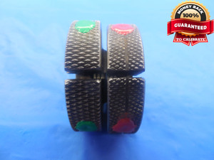 5/8 11 NC + .001 THREAD RING GAGES .625 GO NO GO P.D.'S = .5670 & .5611 UNC