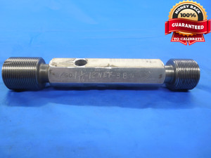 1 1/16 18 NEF 3B THREAD PLUG GAGE 1.0625 GO NO GO P.D.'S = 1.0264 & 1.0310 TOOL