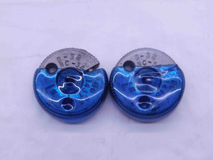 8 32 NC 3A THREAD RING GAGES #8 .164 GO NO GO P.D.'S = .1437 & .1415 UNC-3A - DW2946RD