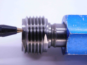 3/8 18 NPT L1 PIPE THREAD PLUG GAGE .375 .3750 N.P.T. NATIONAL TAPER INSPECTION - 3818NPTL1P2