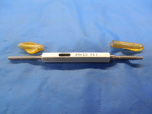 6 - 18 A THREAD PLUG GAGE FOR SELF TAPPING SCREW .138 GO NO GO .102 .109 5AC 6AC