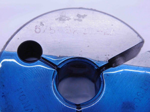 5/8 32 UN 2A THREAD RING GAGES .625 .6250 GO NO GO P.D.'S = .6036 & .6000 CHECK - DW2999RD