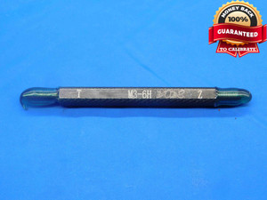M3 X .5 6H METRIC THREAD PLUG GAGE 3 0.5 GO NO GO P.D.'S = 2.675 & 2.775 CHECK - M356HP2