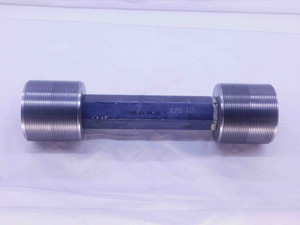 2 1/4 16 UN 2A SET THREAD PLUG GAGE 2.25 2.250 GO NO GO P.D.'S = 2.2078 & 2.2024 - DW3105BU