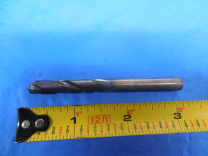 19/64" DIAMETER SOLID CARBIDE DRILL BIT TIALN COATED 2 FLUTE