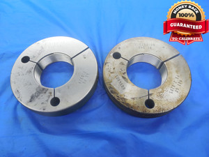 2.0793 14 UNS 3A THREAD RING GAGES 2.793 GO NO GO P.D.'S = 2.0329 & 2.0285 NS-3A - DW3348RD
