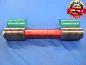 1.634 10 UNS 2A TRIPLE LEAD SET THREAD PLUG GAGE 1.634 GO NO GO = 1.5980 1.5940 - DW3346RD