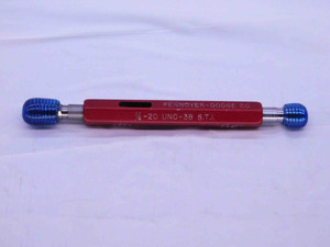 1/4 20 UNC 3B STI HELICOIL THREAD PLUG GAGE .25 GO NO GO P.D.'S = .2825 & .2851 - DW3414RD
