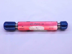 5/8 11 UNC 3B THREAD PLUG GAGE .625 .6250 GO NO GO P.D.'S = .5660 & .5714 CHECK - DW3500RD