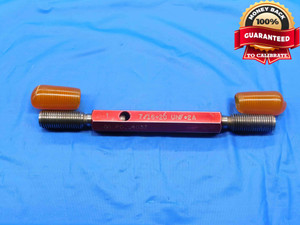 7/16 20 UNF 2A SET THREAD PLUG GAGE .4375 GO NO GO P.D.'S = .4037 & .3995 CHECK - DW3563BU