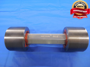 3" 13 UNF 2A SET THREAD PLUG GAGE 3.0 GO NO GO P.D.'S = 2.9482 & 2.9421 NF-2A - DW3627RD